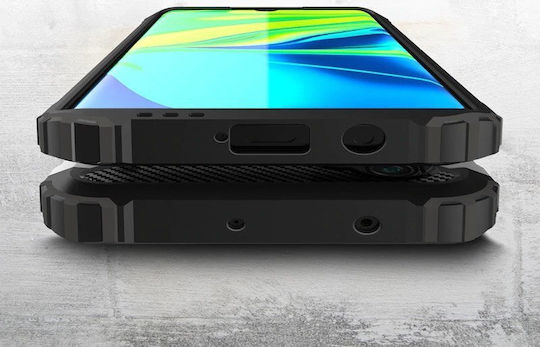 Hurtel Hybrid Armor Back Cover Πλαστικό Μαύρο (Xiaomi Mi Note 10 / Mi Note 10 Pro)