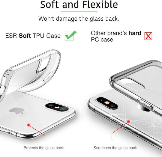ESR Essential Zero Back Cover Silicon Transparent (iPhone XS Max)