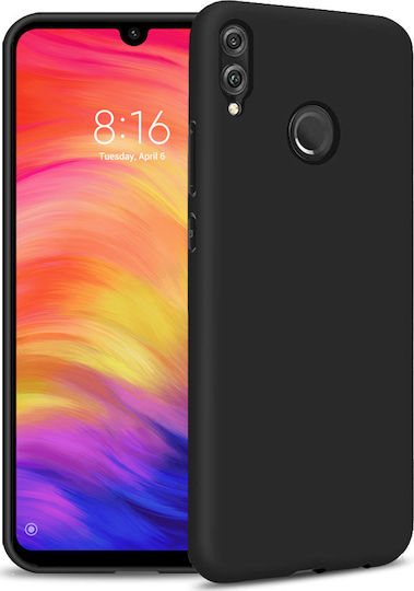 Back Cover Σιλικόνης 1.2mm Μαύρο (Redmi Note 7 / 7 Pro)