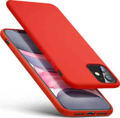 ESR Yippee Soft Umschlag Rückseite Silikon Rot (iPhone 11)