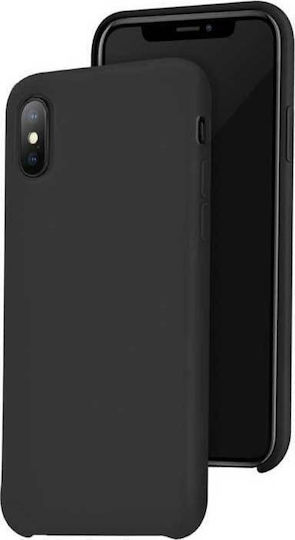 Matt Back Cover Silicone 1.2mm Black (iPhone XS Max)