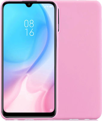 Umschlag Rückseite Silikon Rosa (Galaxy A10)