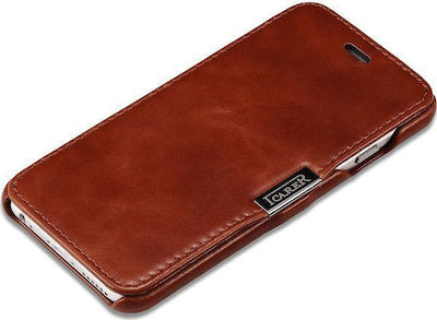 iCarer Vintage Folio Synthetic Leather Book Brown (iPhone 6/6s)