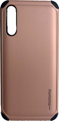 Motomo Tough Armor Umschlag Rückseite Synthetisch Rose Gold (Galaxy A50)