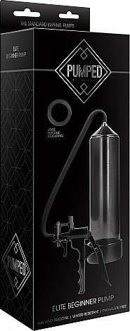 Shots Pumped Elite Beginner Pump Pompa Penis Negru
