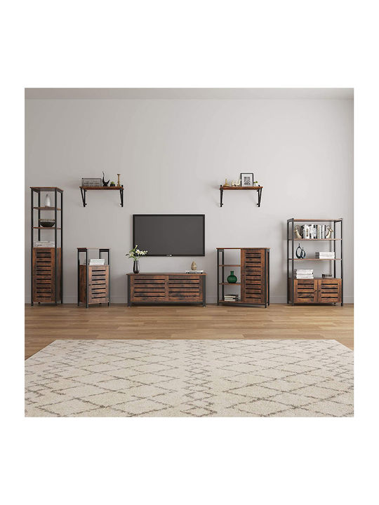 Brown Bookcase 70x30x121.5cm
