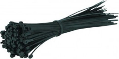 SAS Δεματικά Καλωδίων Πλαστικά 200mmx4.8mm σε Μαύρο χρώμα (100τμχ) (AK-KO-113)