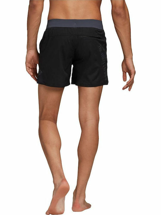 adidas Zip Pocket Tech Herren Badehose Schwarz Monochrom