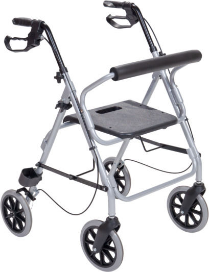 Mobiak Silber Klappbar Kinder Gehhilfe Aluminium Asemi