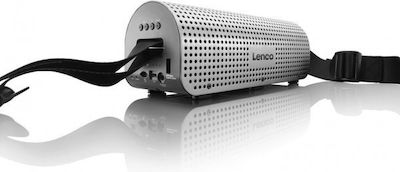 Lenco Grid-7 Portable Speaker 11W with Battery Duration up to 12 hours Silver