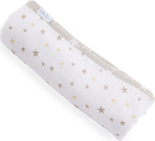 Kikka Boo Stars Πάνα Αγκαλιάς από Μουσελίνα Λευκό 85x85εκ.