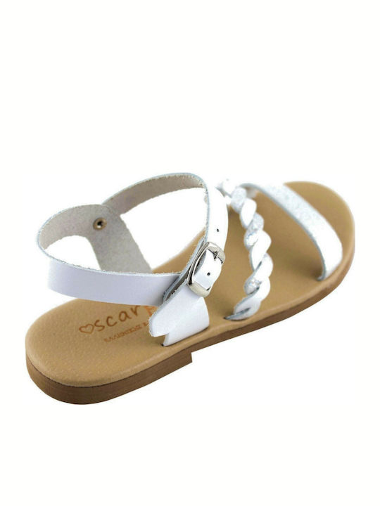 Scarpy Kinder Sandalen Leder 91 Weiß