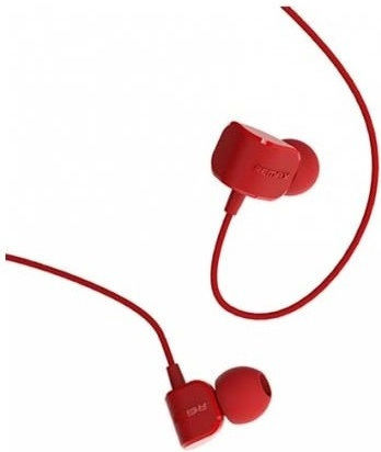 Remax RM-502 In-ear Handsfree με Βύσμα 3.5mm Κόκκινο