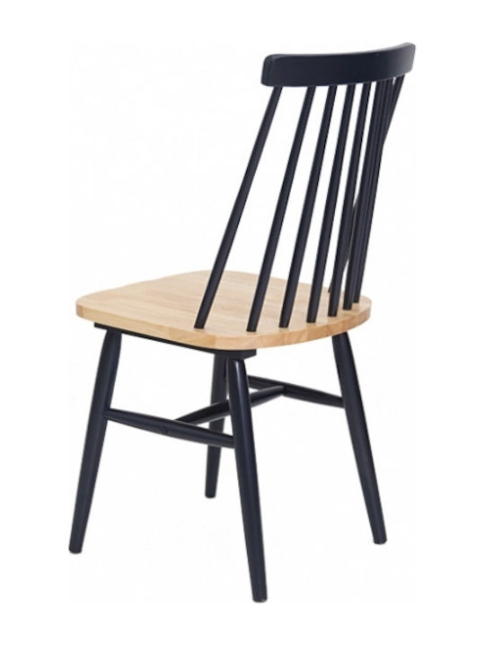 Kristie Dining Room Wooden Chair Blue 42x52x87cm