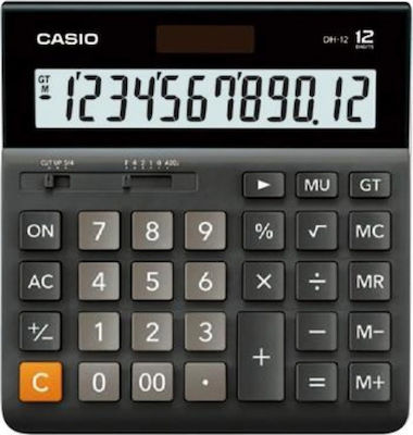 Casio Just Desk Calculator 12 Digits in Black Color