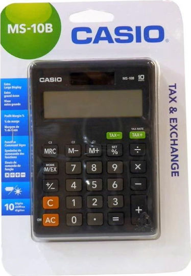 Casio Calculator Accounting 10 Digits in Black Color 1pcs