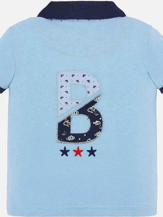 Mayoral Kids Polo Short Sleeve Light Blue