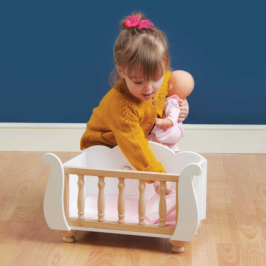 Le Toy Van Έπιπλα Sleigh Doll Cot 24.3 εκ.