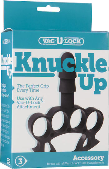 Vac U Lock Knuckle Up Анална тапа Black