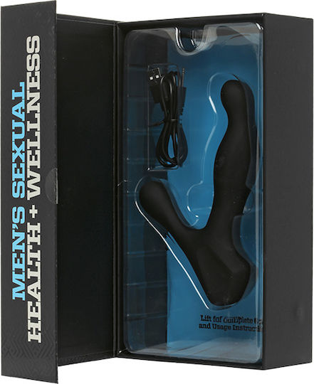 Doc Johnson OptiMALE Rimming P-Massager Vibrator Anal Black 17.78cm