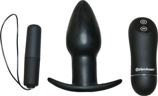 Pipedream Anal Fantasy Collection Dop Anal cu Funcție Wireless și Vibrație Neagră 10.10cm