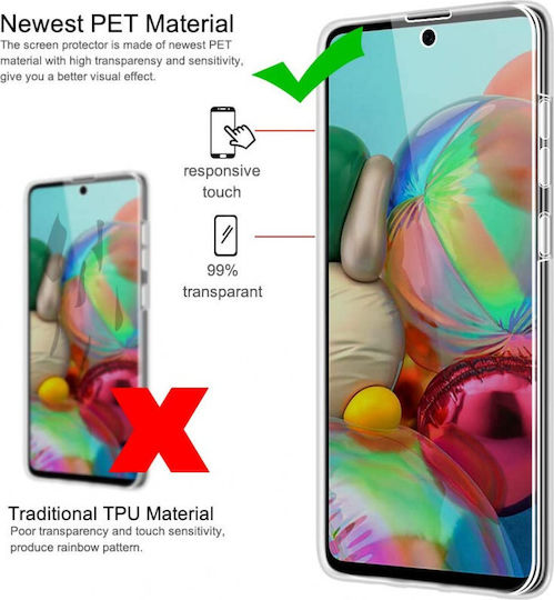 Forcell 360 Full Cover Σιλικόνης 0.3mm Διάφανο (Galaxy A71)