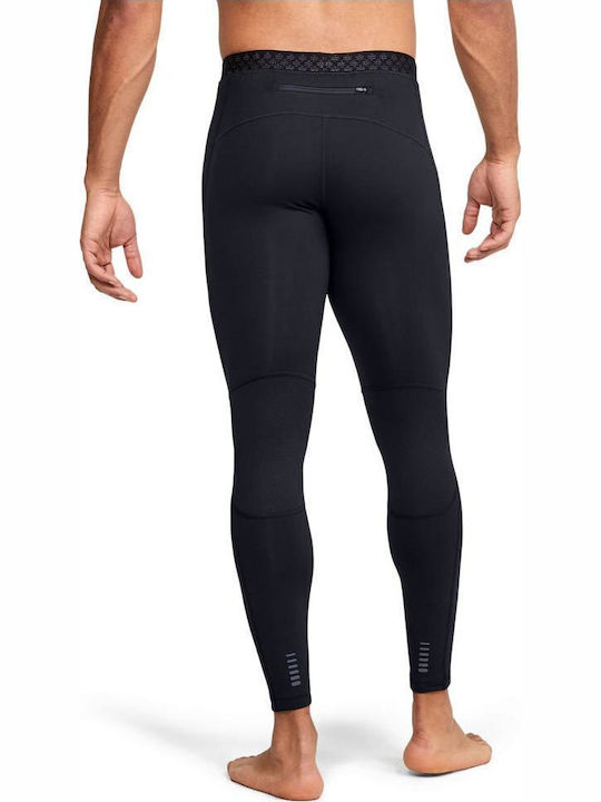 Under Armour Rush Run Stamina Ανδρικό Αθλητικό Κολάν Μακρύ Μαύρο