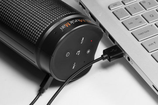 Technaxx MusicMan LED Light Soundstation BT-X26 Bluetooth високоговорител 8W с живот на батерията до 3 часа Черно