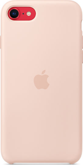Apple Silicone Case Back Cover Σιλικόνης Ροζ (iPhone SE 2022/2020)