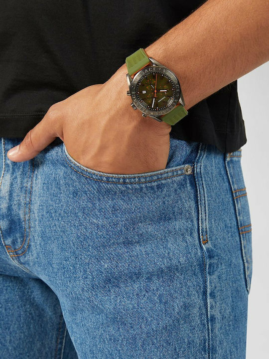 Versace V-Chrono Watch Battery with Rubber Strap
