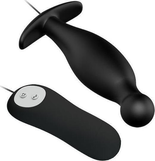Pretty Love Special Anal Plug with Vibration Black 11.7cm