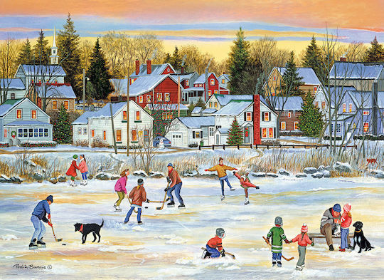 Evening Skating Puzzle 2D 1000pcs
