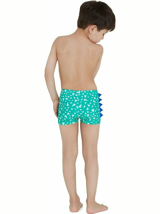 Speedo Corey Croc Allover Детски Бански Къси панталони за плуване Тюркоазен