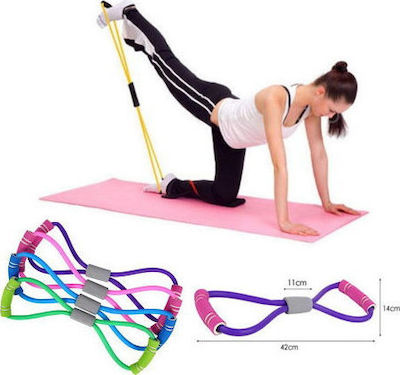 Figure 8 Resistance Band with Handles Purple