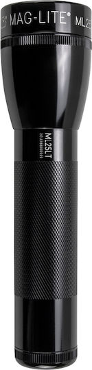 Maglite Flashlight LED IPX4 with Maximum Brightness 192lm ML25LT-J201G 2xC Kit Black