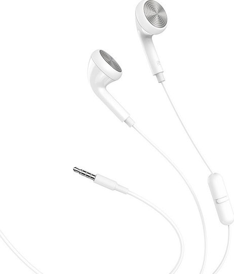 Hoco M73 Joan Слушалки Безжични Стерео с жак 3.5mm Бял