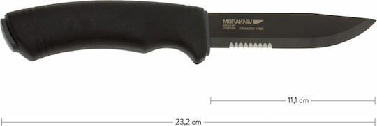 Morakniv Bushcraft SRT Exprert Μαχαίρι Μαύρο σε Θήκη