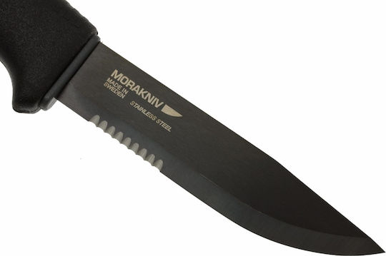 Morakniv Bushcraft SRT Exprert Μαχαίρι Μαύρο σε Θήκη