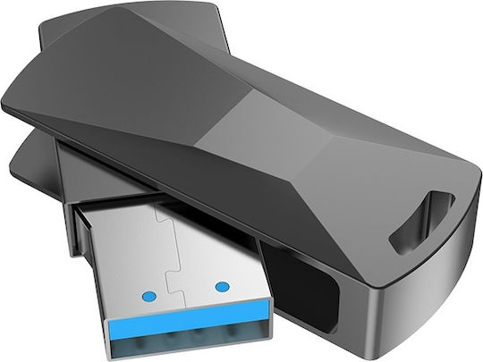 Hoco UD5 Wisdom 16GB USB 3.0 Stick Γκρι