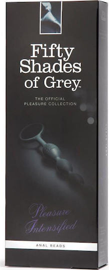 Fifty Shades of Grey Pleasure Intensified Anal Perlen Schwarz 25.4cm
