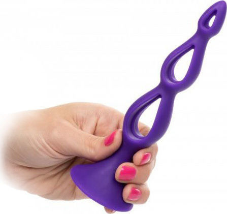 Calexotics Silicone Triple Probe Πρωκτική Σφήνα Μωβ 14.5cm