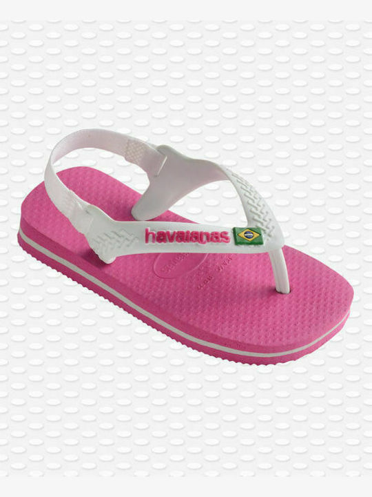 Kids Flip Flops White