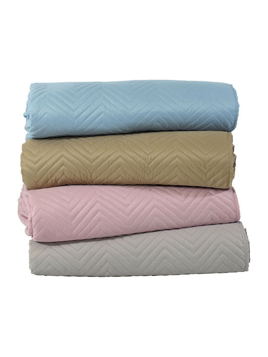 Das Home 9480 Κουβερλί Μονό Microfiber Γαλάζιο 160x240cm