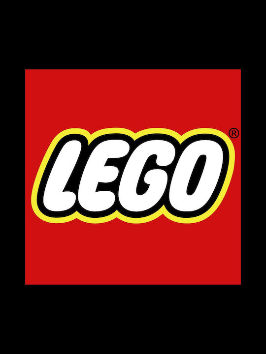 LEGO Детска кутия за съхранение от пластмаса 4-Stud Жълт 25x25x18см 1бр