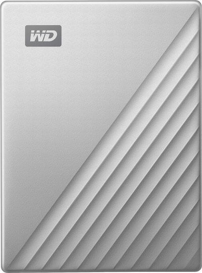Western Digital My Passport Ultra USB-C / USB 3.1 External 2.5" HDD 5TB Silver