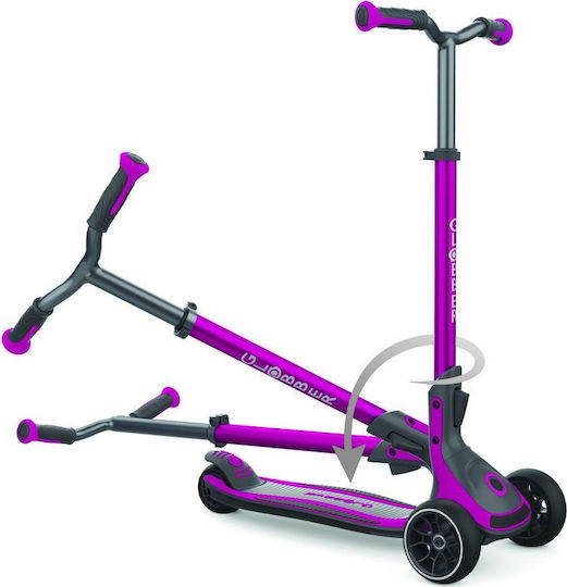 Globber Kids Scooter Foldable Ultimum 3-Wheel for 5+ Years Pink