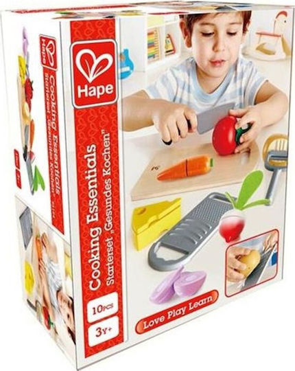 Hape Chef's Wooden Cooking Ingredients for Ages 3+ 10 cm 10 pcs