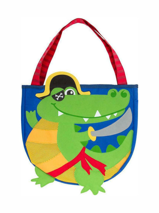 Stephen Joseph Alligator Pirate Παιδική Τσάντα Θαλάσσης Πράσινη 33x4x7.5εκ.