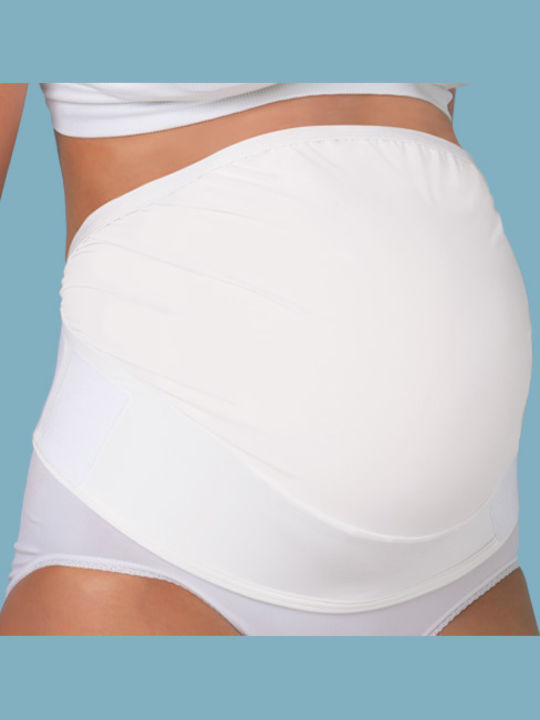 Overbelly Support Maternity Band White