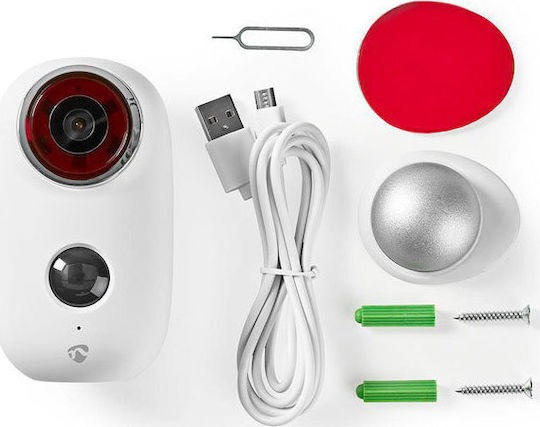 Nedis WIFICBO10WT IP Surveillance Camera Wi-Fi Full HD 1080p with Two-Way Communication